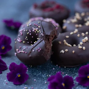 Choco-Flora Donuts